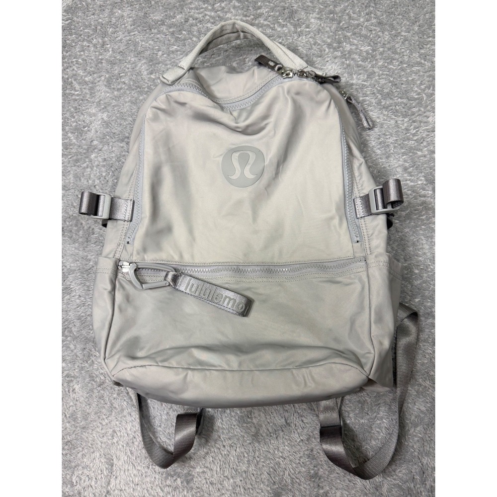 Lululemon Backpack Womens 22L Grey New Crew Water Repellent Laptop Travel Bag